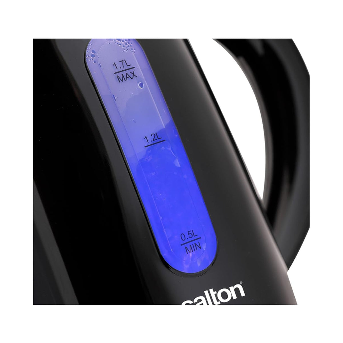 Salton Plastic Black 1.7L Kettle SPK01B