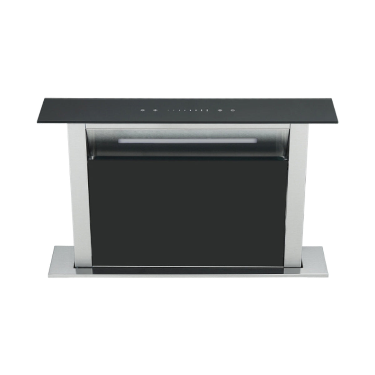 Falco 60cm Down Draft Glass Extractor FAL-60-DDG-BG