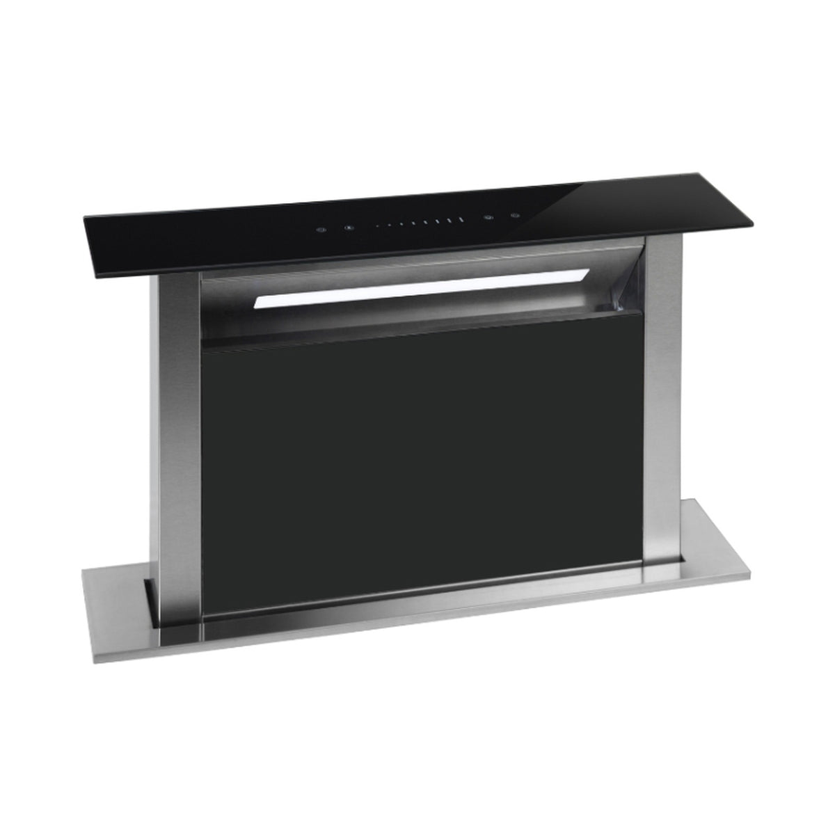 Falco 60cm Down Draft Glass Extractor FAL-60-DDG-BG
