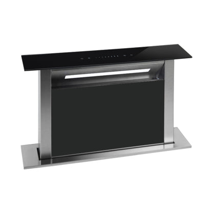 Falco 60cm Down Draft Glass Extractor FAL-60-DDG-BG