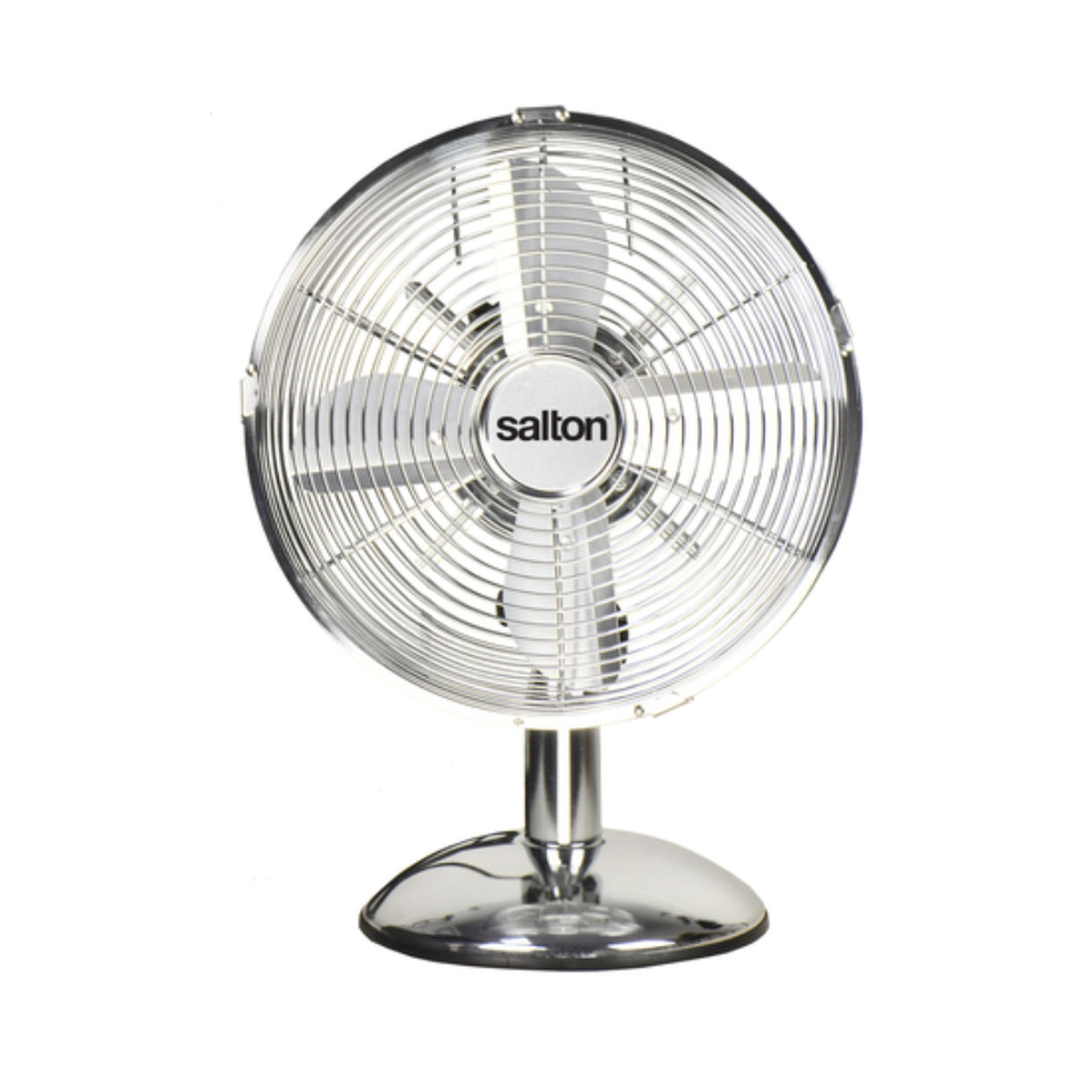 Salton Chrome Desk Fan - 25cm SDF01