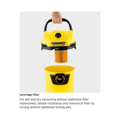 Karcher WD 3 V-17/4/20 Wet and Dry vacuum cleaner 