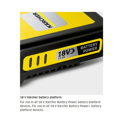 Karcher 18V / 2.5Ah Battery
