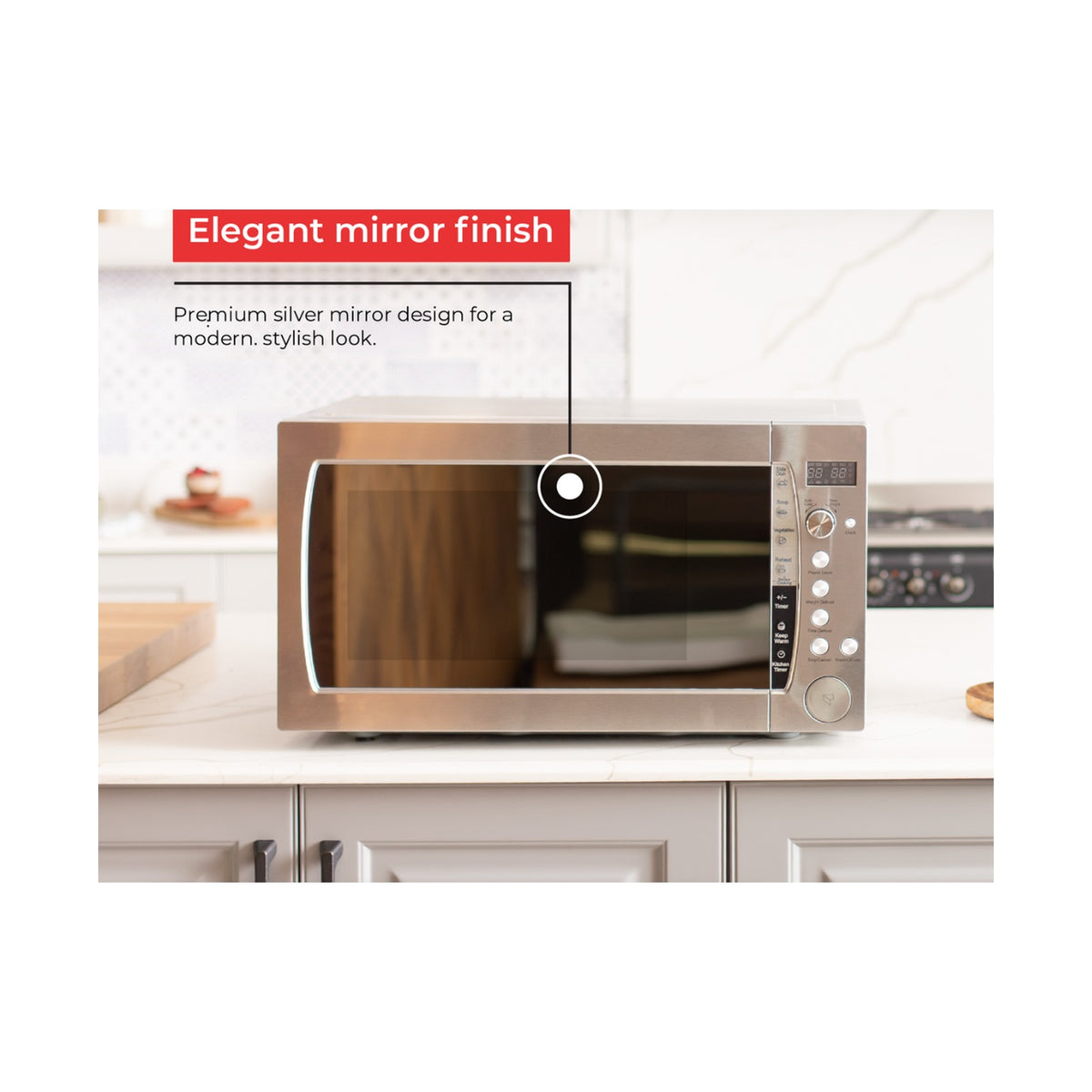 Russell Hobbs 60L Electronic Inverter Microwave RHEM60L