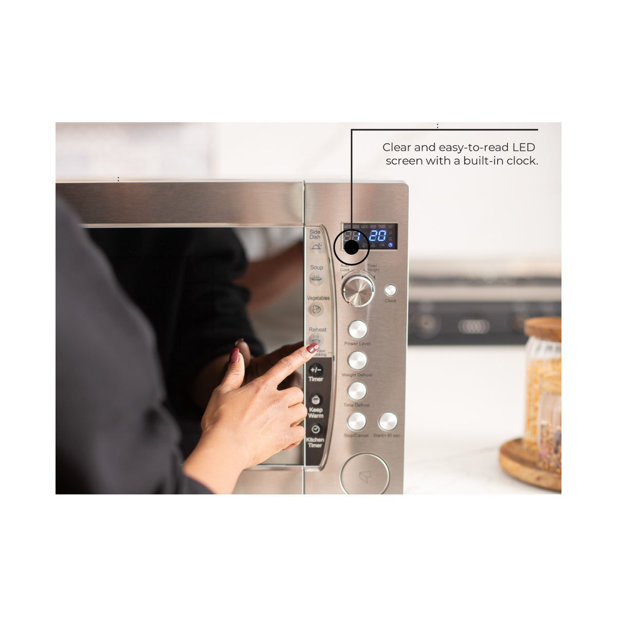 Russell Hobbs 60L Electronic Inverter Microwave RHEM60L