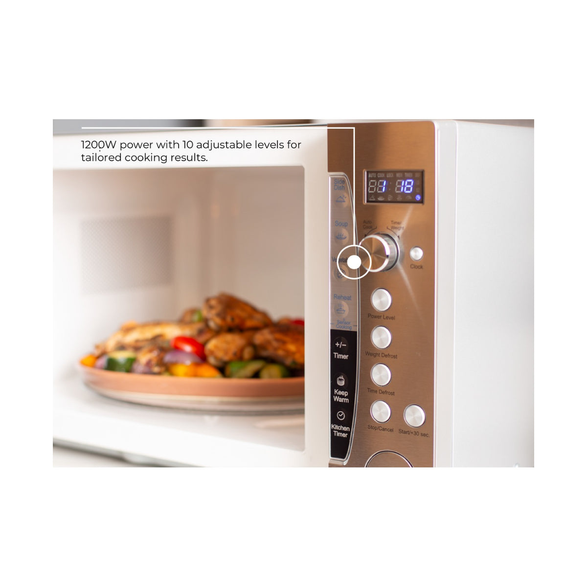 Russell Hobbs 60L Electronic Inverter Microwave RHEM60L