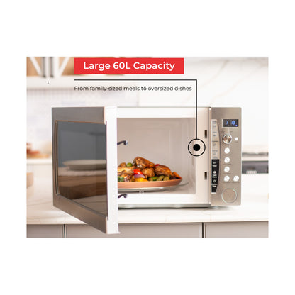 Russell Hobbs 60L Electronic Inverter Microwave RHEM60L