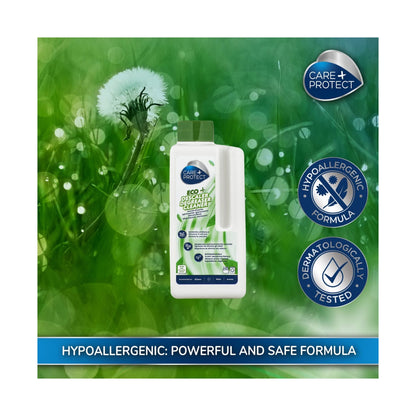 Care + Protect ECO+ 3 in 1 Liquid (250ml) universal descaler, degreaser and sanitizer for dishwashers and washing machines
