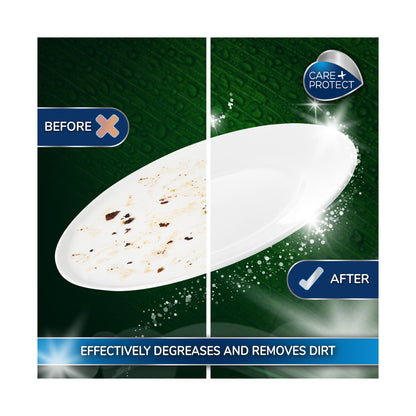 Care + Protect ECO+ All-in-one dishwasher gel (650ml) degreaser, rinse aid, salt and odorneutralizer