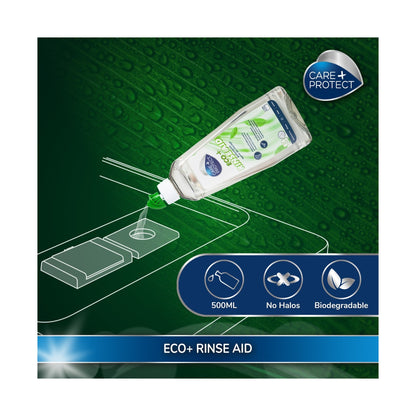 Care + Protect ECO+ Hypoallergenic rinse aid (500ml) for all dishwashers
