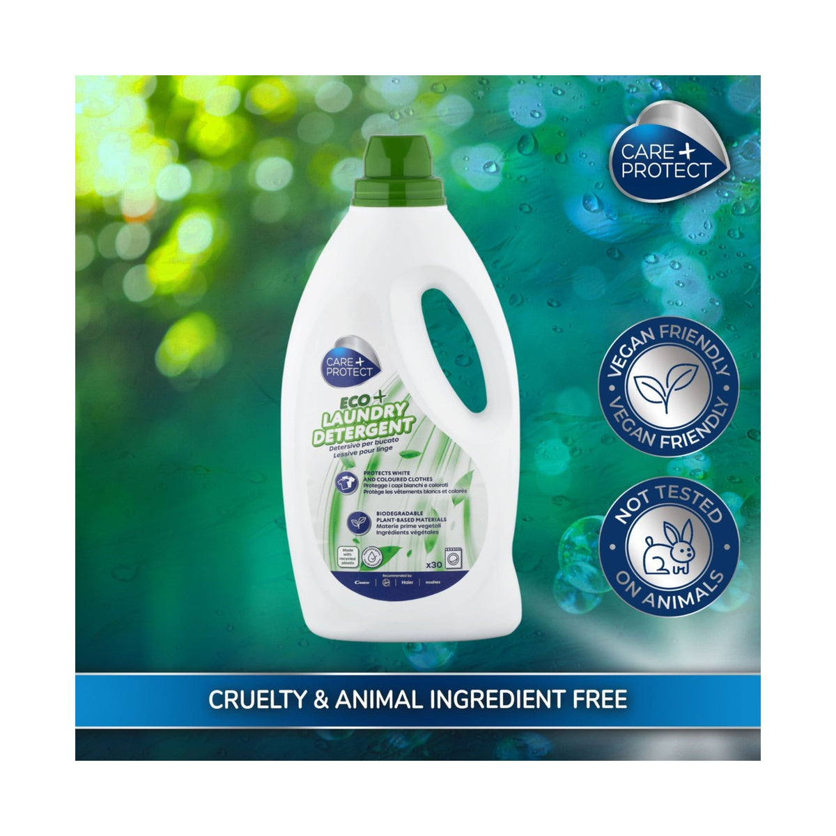 Care + Protect ECO+ Laundry Detergent (1,5L) for hand and machine laundry