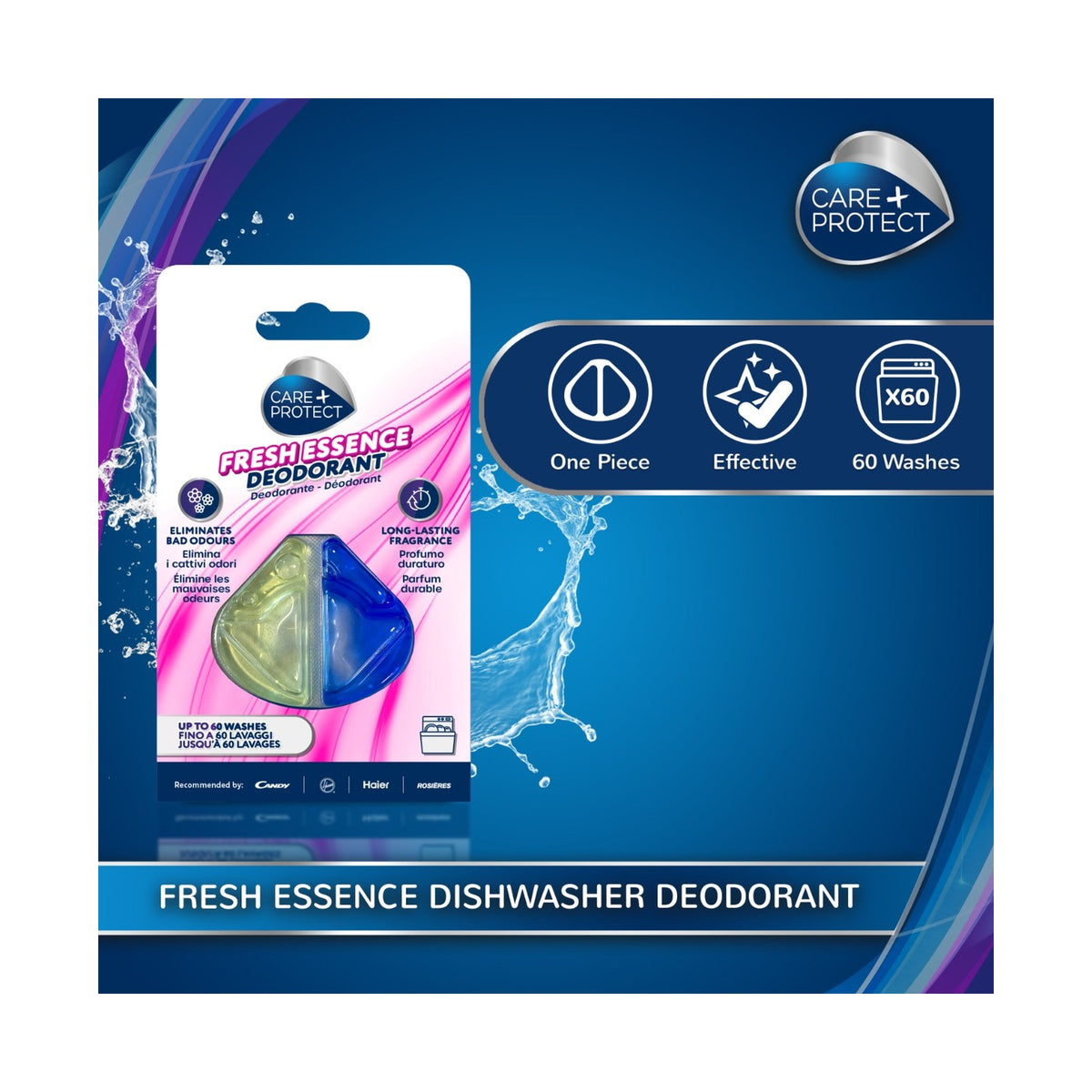 Care + Protect Universal Fresh Essence Diswaher Deodorant (1 Shell)