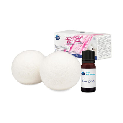 Care + Protect Scented Drying Balls (2x Wool Balls, 1x Essence) Reduce drying time by 50%