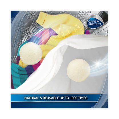 Care + Protect Scented Drying Balls (2x Wool Balls, 1x Essence) Reduce drying time by 50%