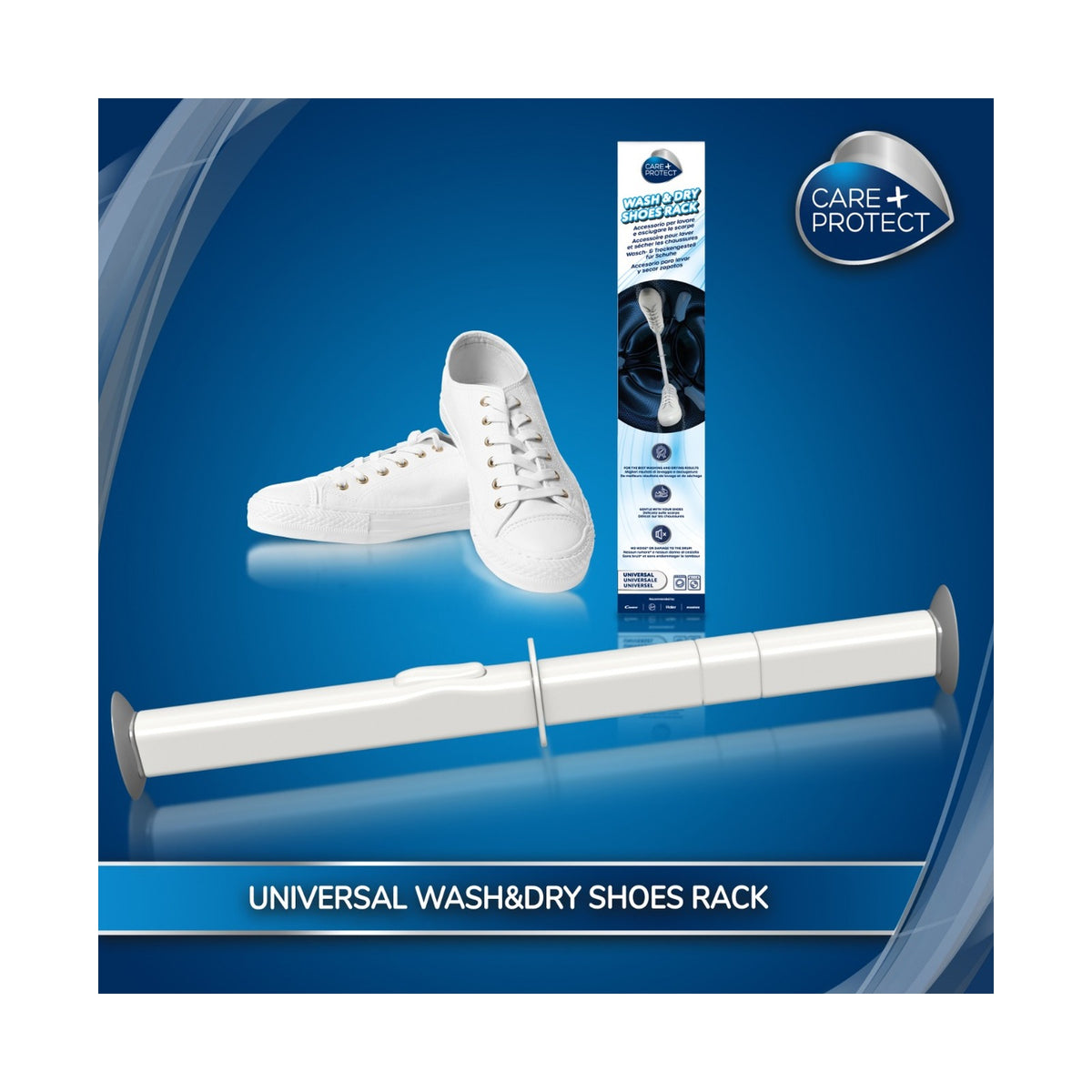 Care + Protect Universal wash & dry shoe rack