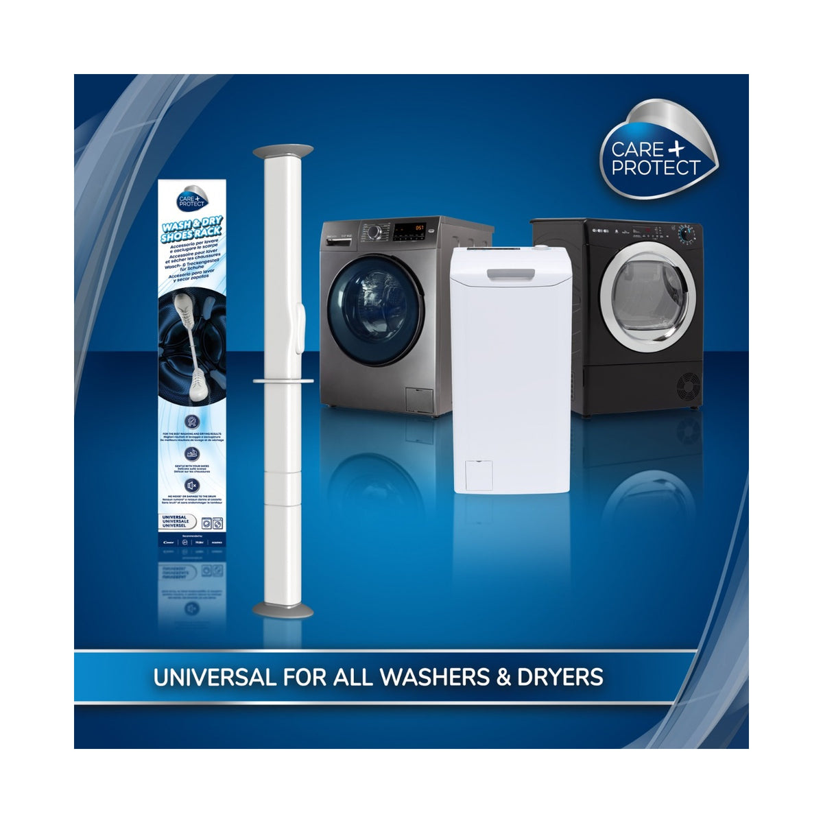 Care + Protect Universal wash & dry shoe rack