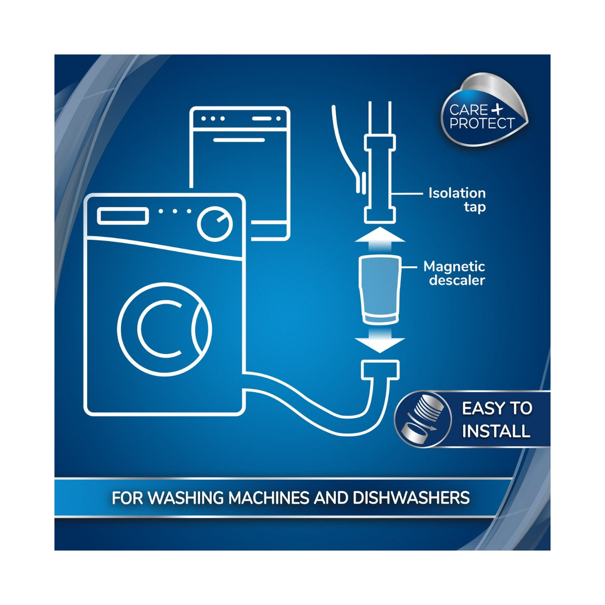 Care + Protect Magnetic Descaler for Anti-Limescale 