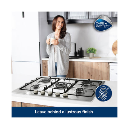 Care + Protect Stainless Steel Cleaning Spray (500ml) Degreaser for stainless steel surfaces & hoods