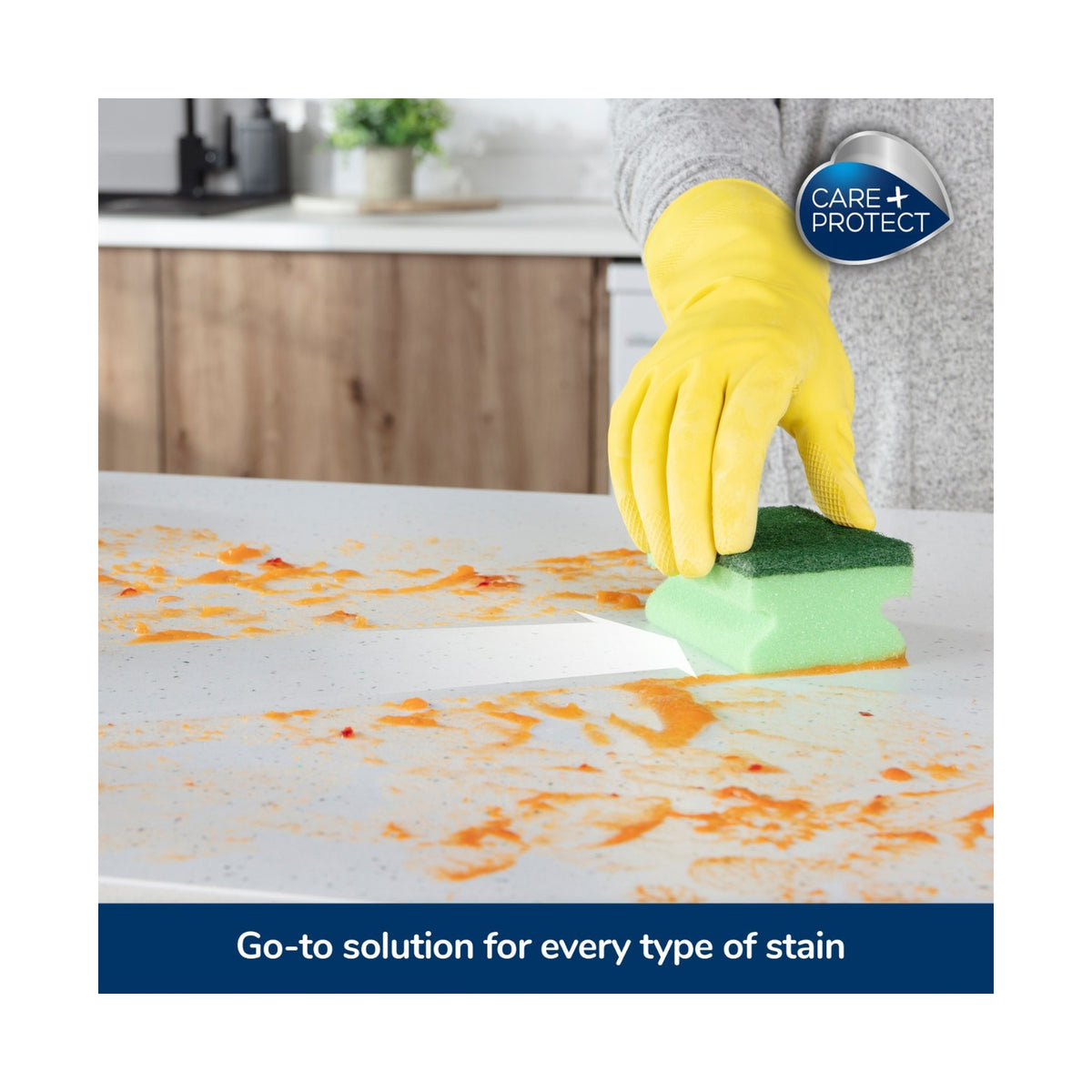 Care + Protect Multi Surface Degreaser Spray (500ml) Sanitize, degreases and removes difficult stains
