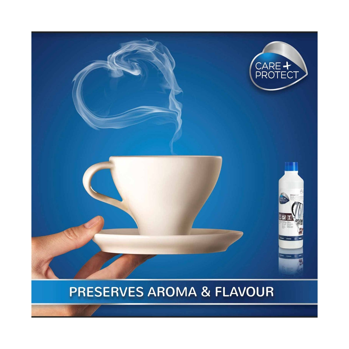 Care + Protect Liquid Descaler for Coffee Machines & Kettles (500ml)