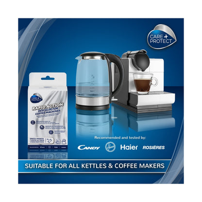 Care + Protect Descaler For Coffee Machines & Kettles (6 x 20g Sachets)