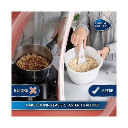 Care + Protect Microwave Rice & Cereal Cooker