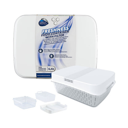 Care + Protect 6,4L Food Container & Fridge Organizer 