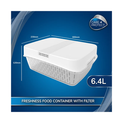 Care + Protect 6,4L Food Container & Fridge Organizer 