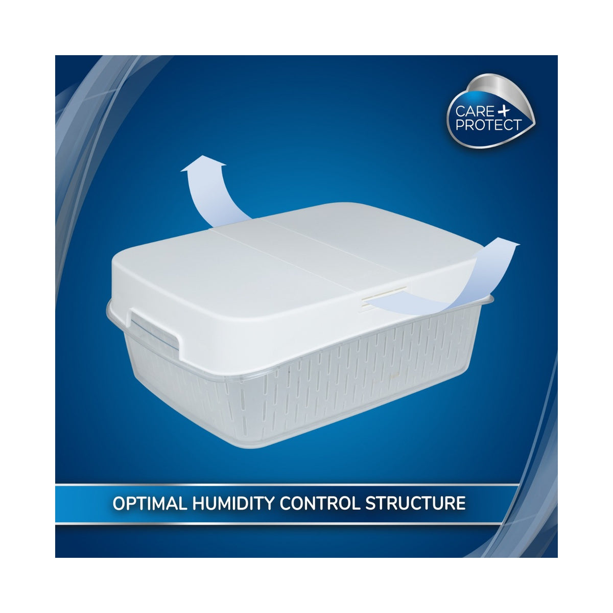 Care + Protect 6,4L Food Container & Fridge Organizer 