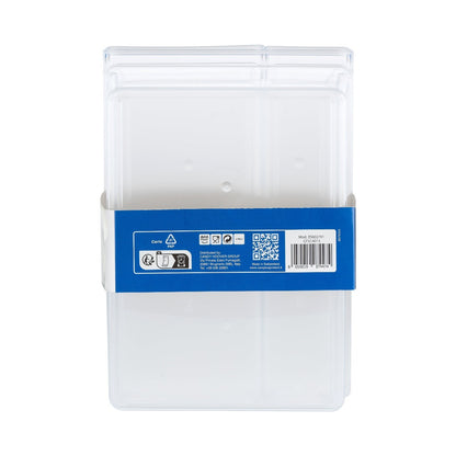 Care + Protect Transparent Fridge Organizer Kit (3 Sizes) 1.6L, 3.1L & 5.0L