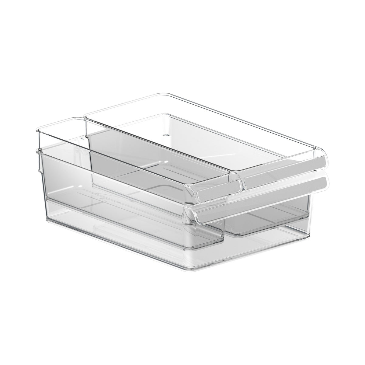 Care + Protect Transparent Fridge Organizer Kit (3 Sizes) 1.6L, 3.1L & 5.0L