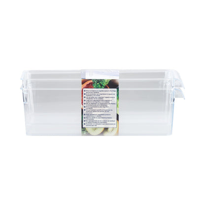 Care + Protect Transparent Fridge Organizer Kit (3 Sizes) 1.6L, 3.1L & 5.0L