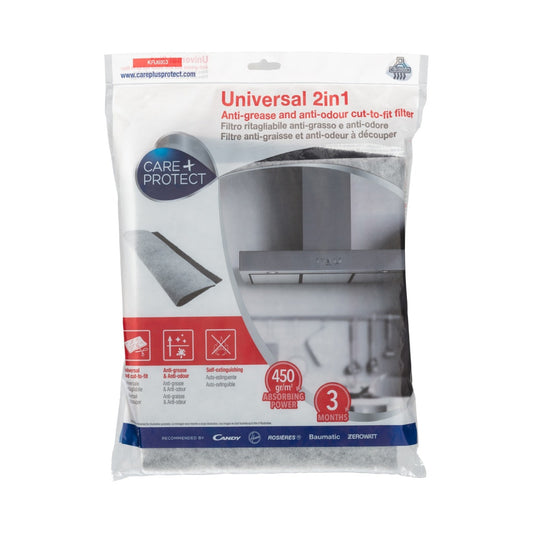Care + Protect 2-in-1 Universal Double Layer Cuttable Anti-Grease & Anti-Odour Filter (450gr/m2)