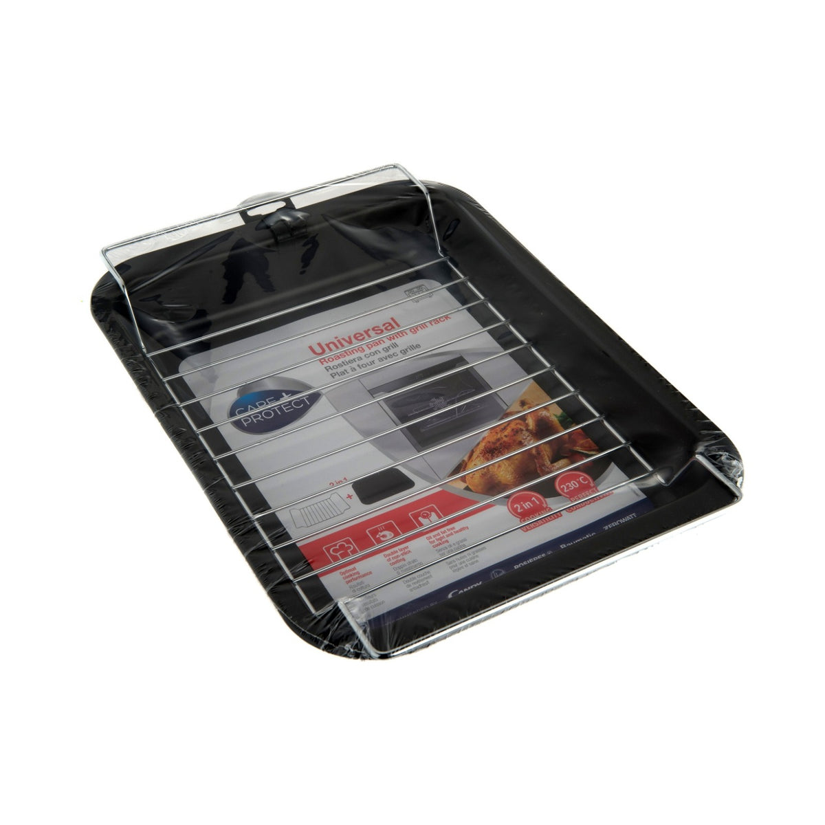Care + Protect 2-in-1 Roasting Pan With Grill Rack 