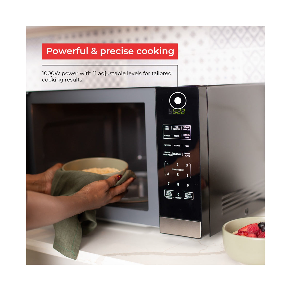 Russell Hobbs Black Mirror 36L Microwave RHEM36L