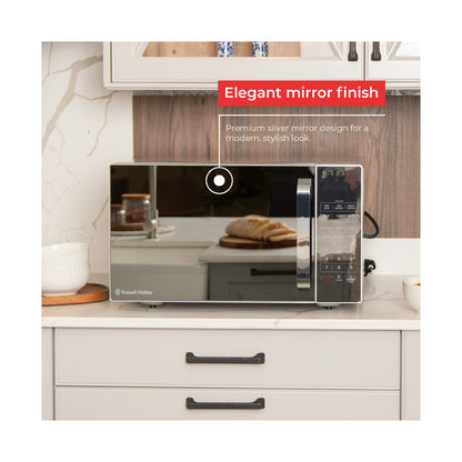 Russell Hobbs Electronic Silver 45L Microwave RHEM45L 