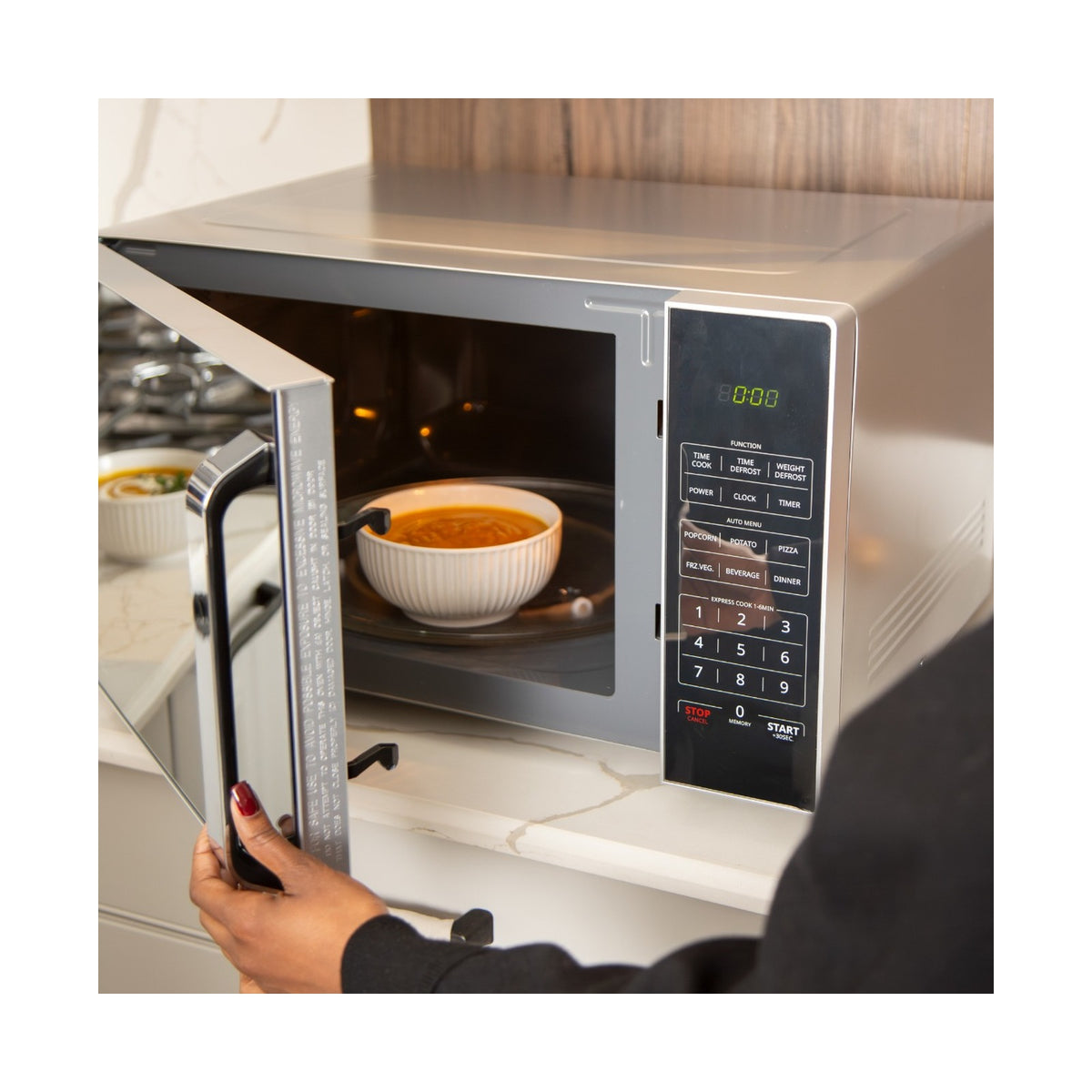 Russell Hobbs Electronic Silver 45L Microwave RHEM45L 