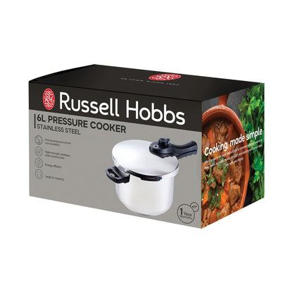 Russell Hobbs Stainless Steel 6L Pressure Cooker
