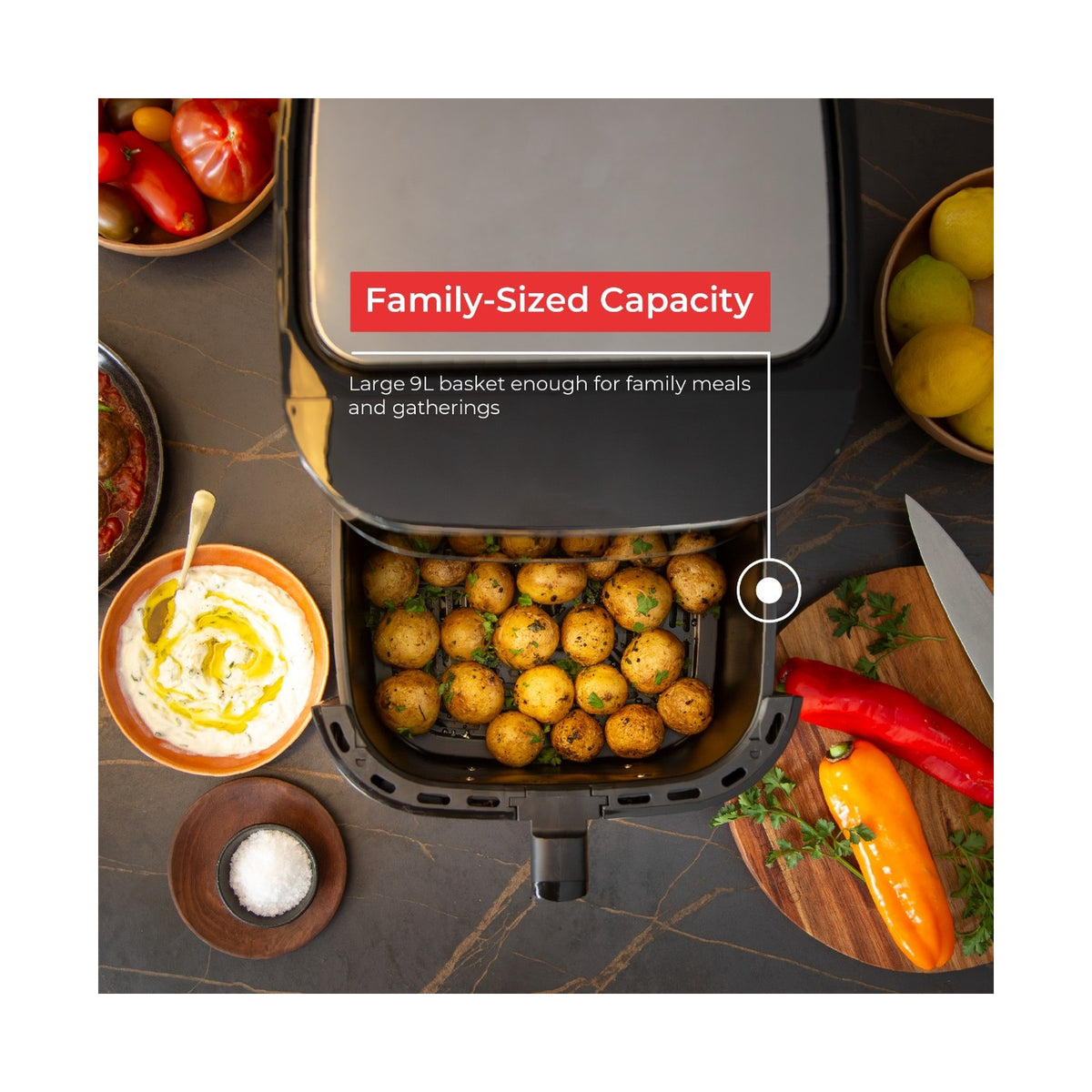 Russell Hobbs 9L Digital Air Fryer SS RHAF09S 