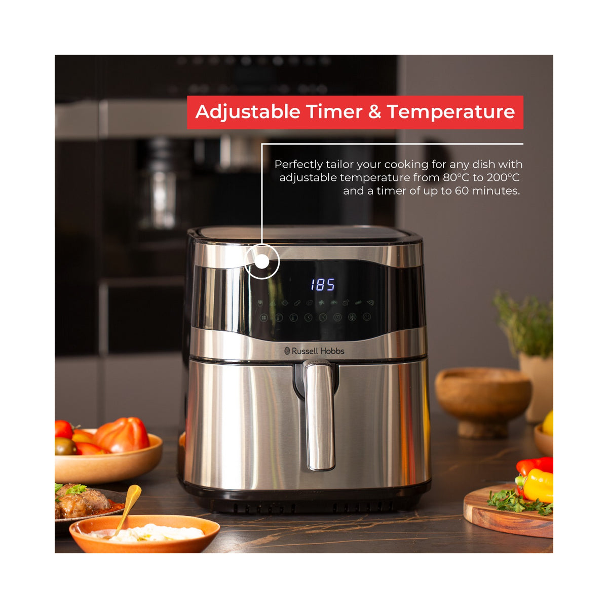 Russell Hobbs 9L Digital Air Fryer SS RHAF09S 