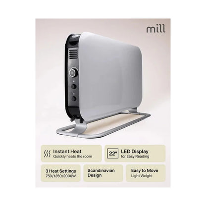 Mill 2000W Instant LED Portable Heater  SG2000LED
