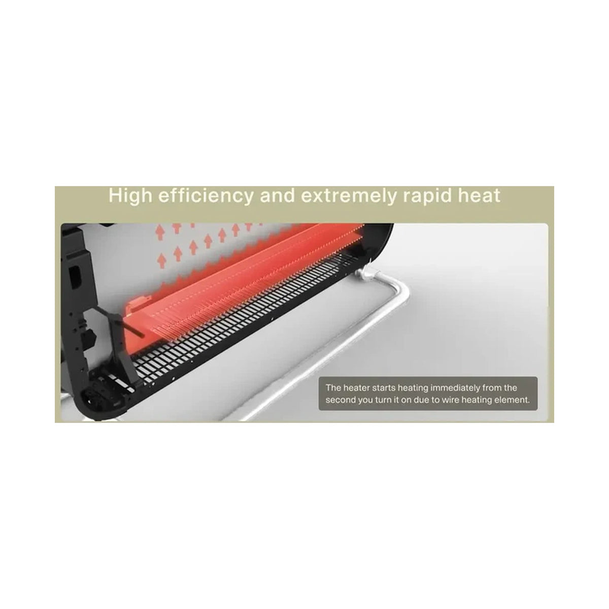 Mill 2000W Instant LED Portable Heater  SG2000LED