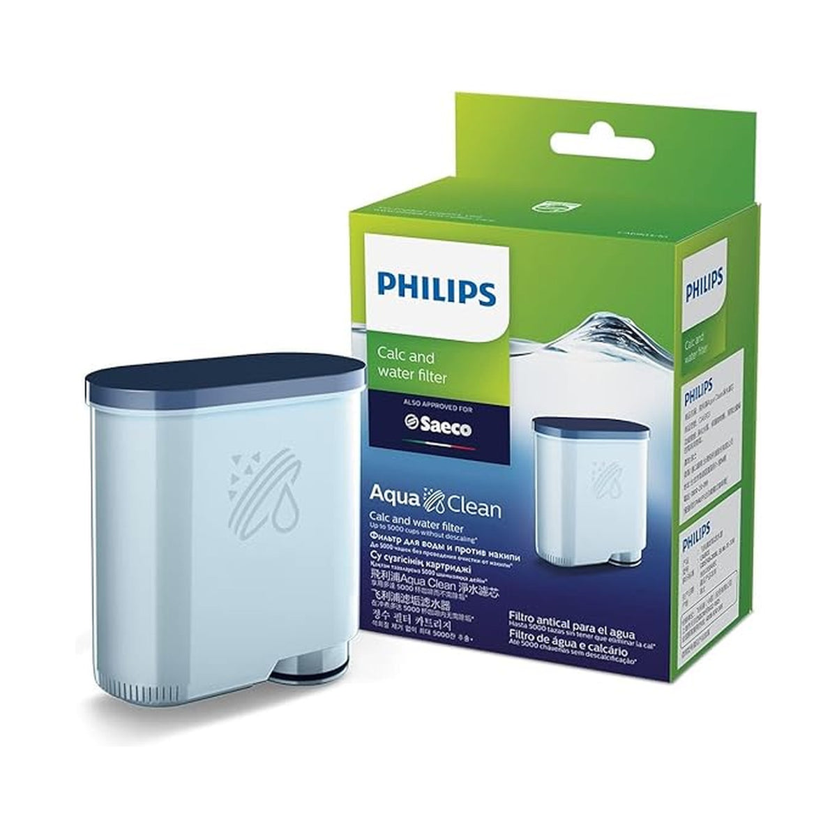 Saeco AquaClean Calc and Water Filter - ONLYslightly box damaged CA6903/10DAM