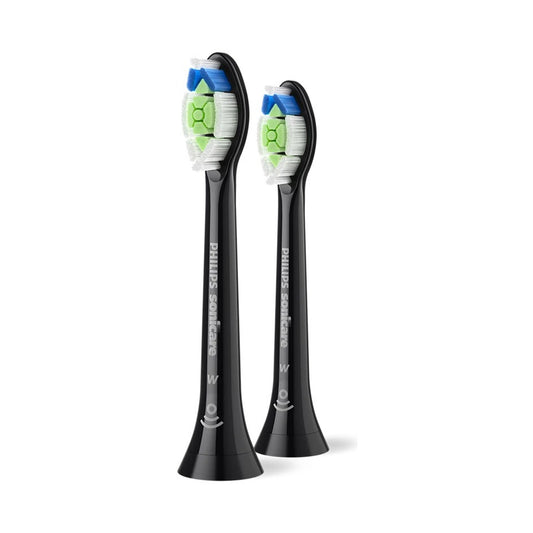 Philips Sonicare W2 Optimal WhiteInterchangeable Sonic Brush Heads - Black HX6062/88