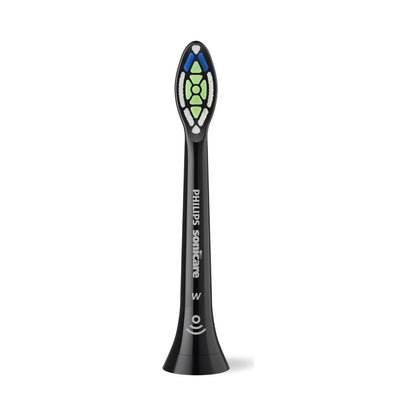 Philips Sonicare W2 Optimal WhiteInterchangeable Sonic Brush Heads - Black HX6062/88