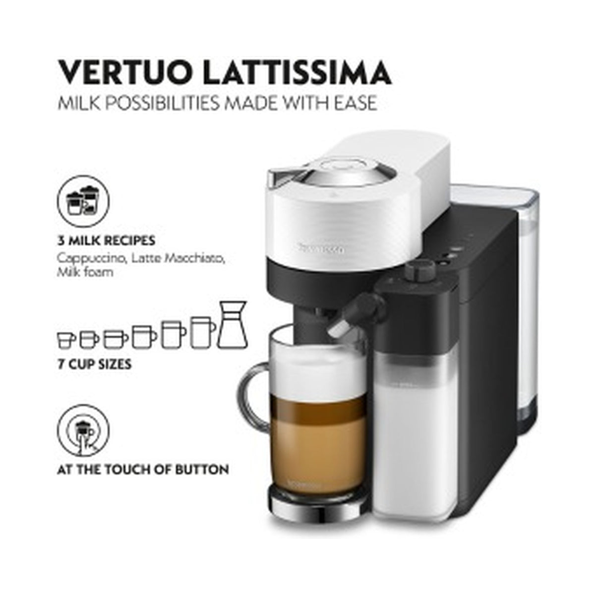 Nespresso Vertuo Lattissima White