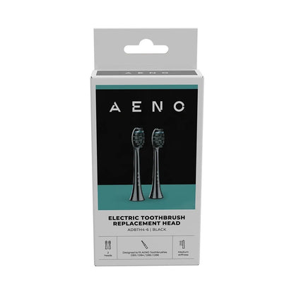 AENO Replacement toothbrush heads Black 2pcs ADBTH4-6