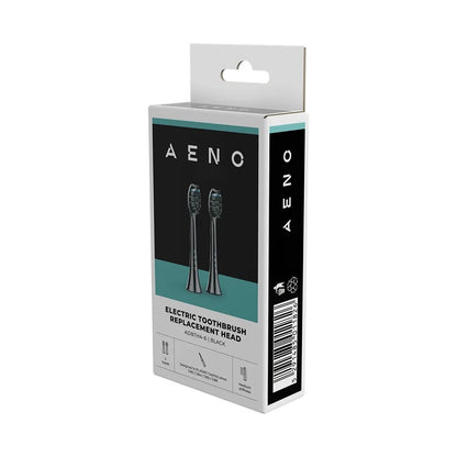 AENO Replacement toothbrush heads Black 2pcs ADBTH4-6