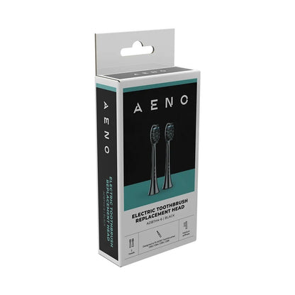 AENO Replacement toothbrush heads Black 2pcs ADBTH4-6
