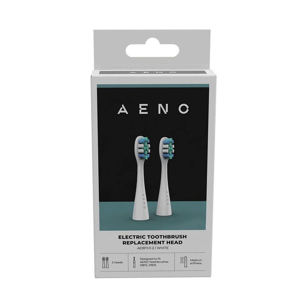 AENO Replacement toothbrush heads White 2pcs ADBTH1-2